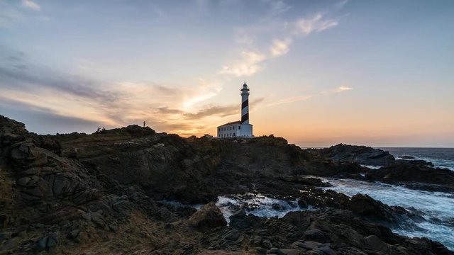 Minorca Timelapse in Favaritx lighthouse