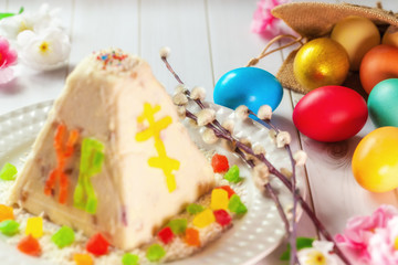 Spring mood on the Easter table, Russia