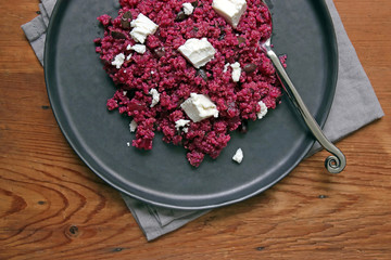 quinoa salat mit ziegenkäse