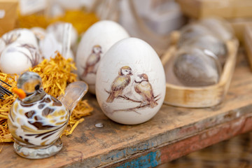 romantische Osterdekoration, romantisch