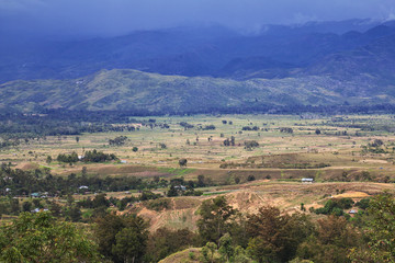 village Papuan, Papua New Guinea