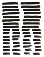 Naklejka premium Tagging Marker Medium Lines High Detail Abstract Vector Background Set 70