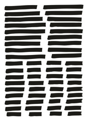 Naklejka premium Tagging Marker Medium Lines High Detail Abstract Vector Background Set 66