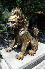 Ancient traditional chinese sculpture