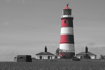 Happisburgh Lighthouse, Norfolk, England, UK