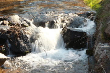 Ruisseau et sa petite chute d'eau
