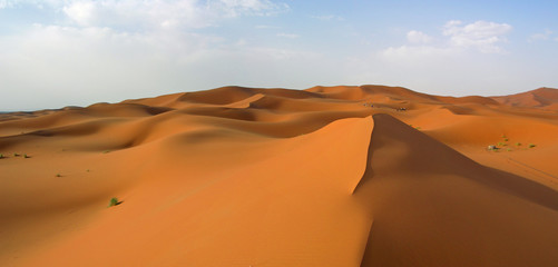 Fototapeta na wymiar océan minéral en dunes du maroc