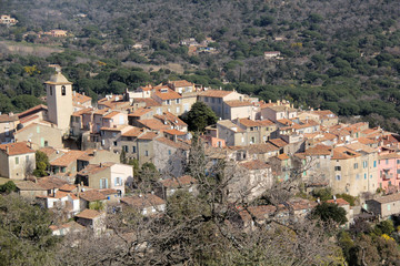 Fototapeta na wymiar Panorama du village