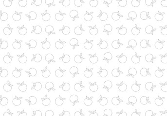 Fototapeta na wymiar Apple Pattern Background
