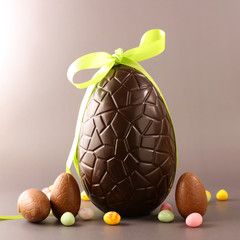 chocolate egg and easter candy
