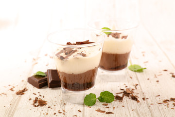 chocolate cream, studio shot