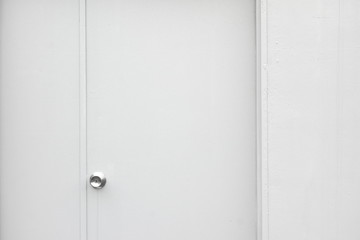 Obraz premium White wall and door 