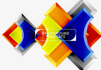 Modern geometrical abstract background