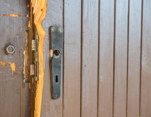 Einbruch Kaputte Tür Vandalismus
