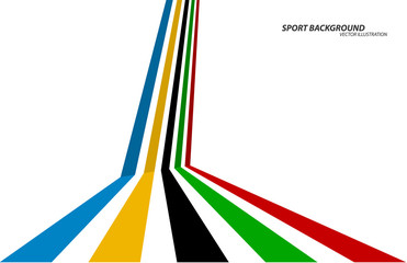 3d illustration, Sport games background.