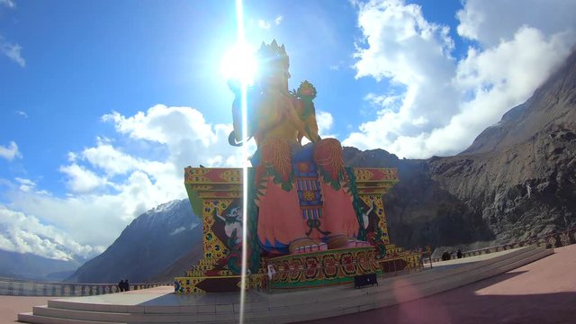 Diskit Monastery in Nubra valley
