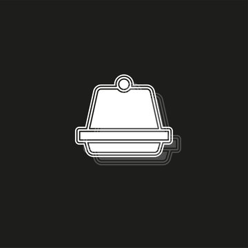 recommend clip art: vector Pudding jelly dessert, sweet chocolate illustration - cake