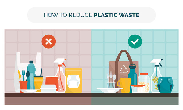 How to reduce plastic waste at home