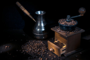 The photo was taken in the technique of 