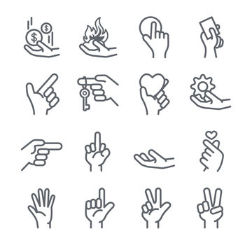 Hand icon