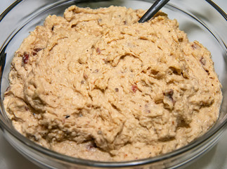 Mushrooms walnuts pate 