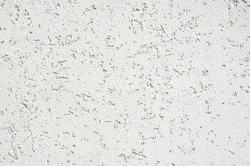 New white plaster on wall closeup