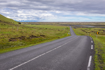 Fototapeta na wymiar So called Ring Road in southern Iceland