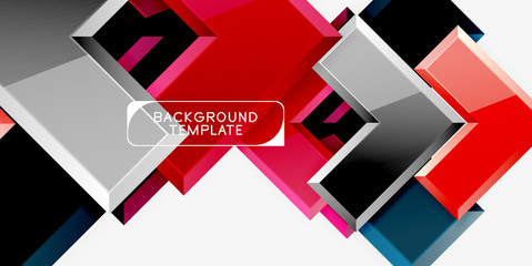 Abstract arrows composition background