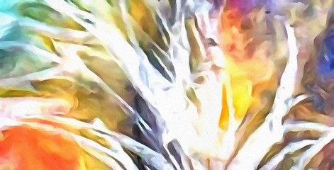 Abstract acrylic watercolor background. Colorful high resolution texture. Warm and bright colors pattern.