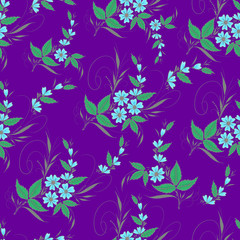 Fototapeta na wymiar Seamless pattern a bouquet of flowers in the style of Russian painting. Design element for packaging, greeting cards, invitations. Vector sketch. Handmade Image.