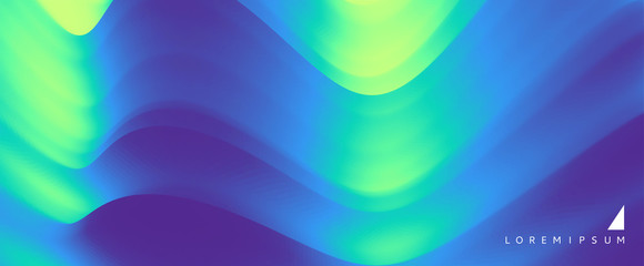 Abstract background with dynamic effect. Motion vector Illustration. Trendy gradients. Can be used for advertising, marketing, presentation.