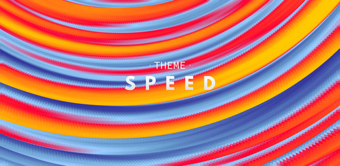 Abstract background with dynamic effect. Motion vector Illustration. Trendy gradients. Can be used for advertising, marketing, presentation.