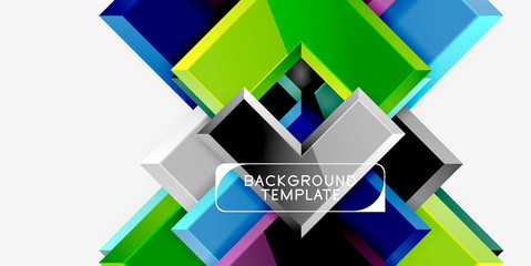 Abstract arrows composition background