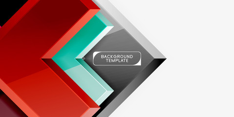 Glossy arrows background