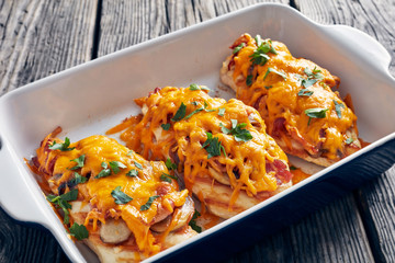 baked in oven chicken breasts with cheese
