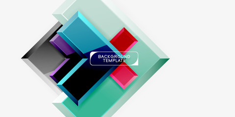 Abstract arrows composition background