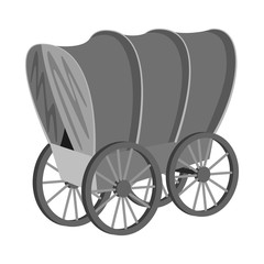 Fototapeta na wymiar Vector design of stagecoach and wagon sign. Set of stagecoach and ride stock vector illustration.