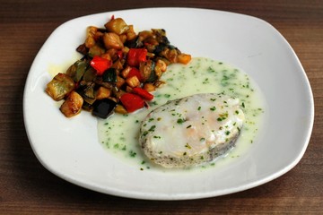 Merluza en salsa verde