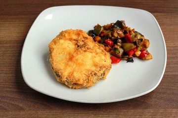 Merluza rebozada romana