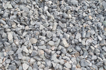 Pile of many granite paving closeup