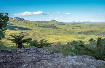 Die Drakensberge in Südafrika und Lesotho