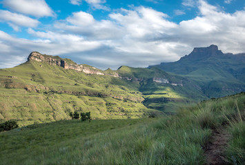 Die Drakensberge in Südafrika und Lesotho