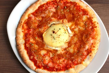 Pizza queso de cabra