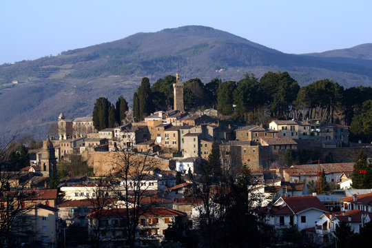 Italia, Lazio, il paese di Acquapendente.