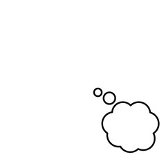 Thoughts bubble. Bottom right corner. Speech window. Dialogue frame for comics