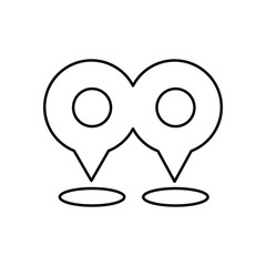 Geo points style symbol, location