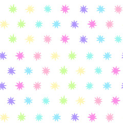 Abstract seamless colourful pattern with stars