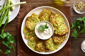 Zucchini fritters