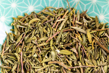 getrockneter Thymian Blatt Heilkräuter Detail