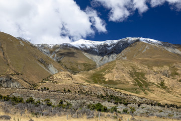 Fototapeta premium Mountain Alps scenery in south New Zealand